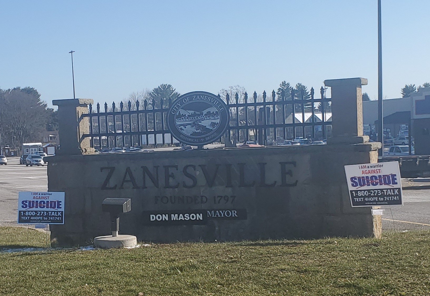 Zanesville Sign